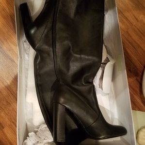 Black knee high boots size 8.5